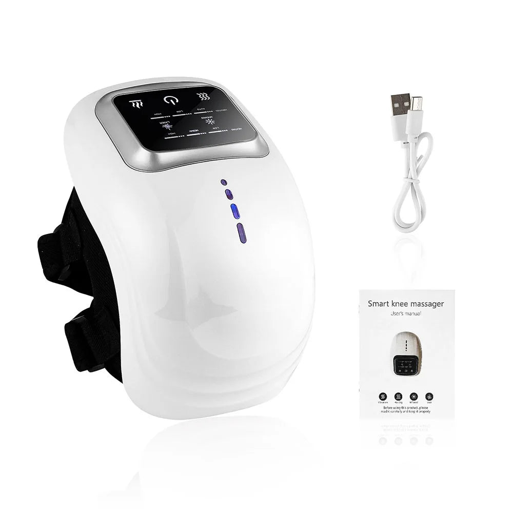 Smart Knæmassageapparat med Vibration og Lufttryk