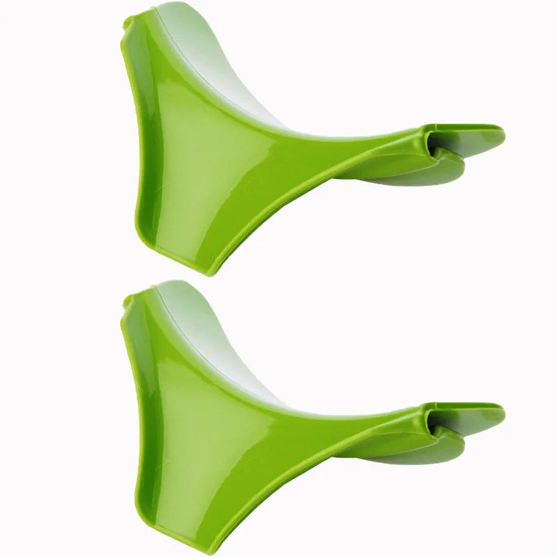 1/2 stk. Klipsbar Silikone Køkkentragt mod Spild