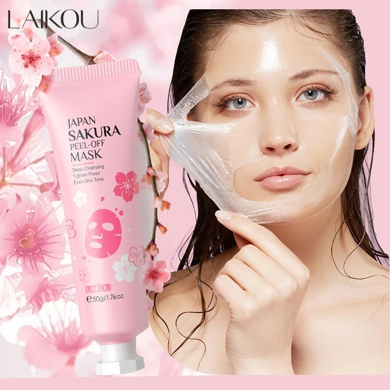 24K Guld eller Sakura Peel Off Ansigtsmaske