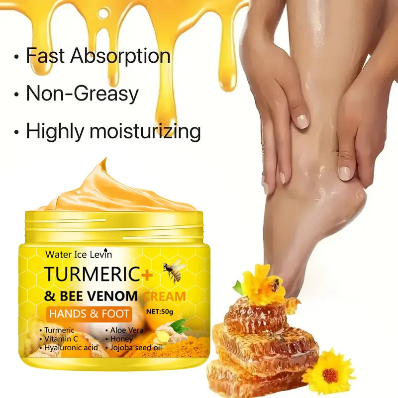 Gurkemeje & Bi-Venoms Fod- og Håndcreme 50g