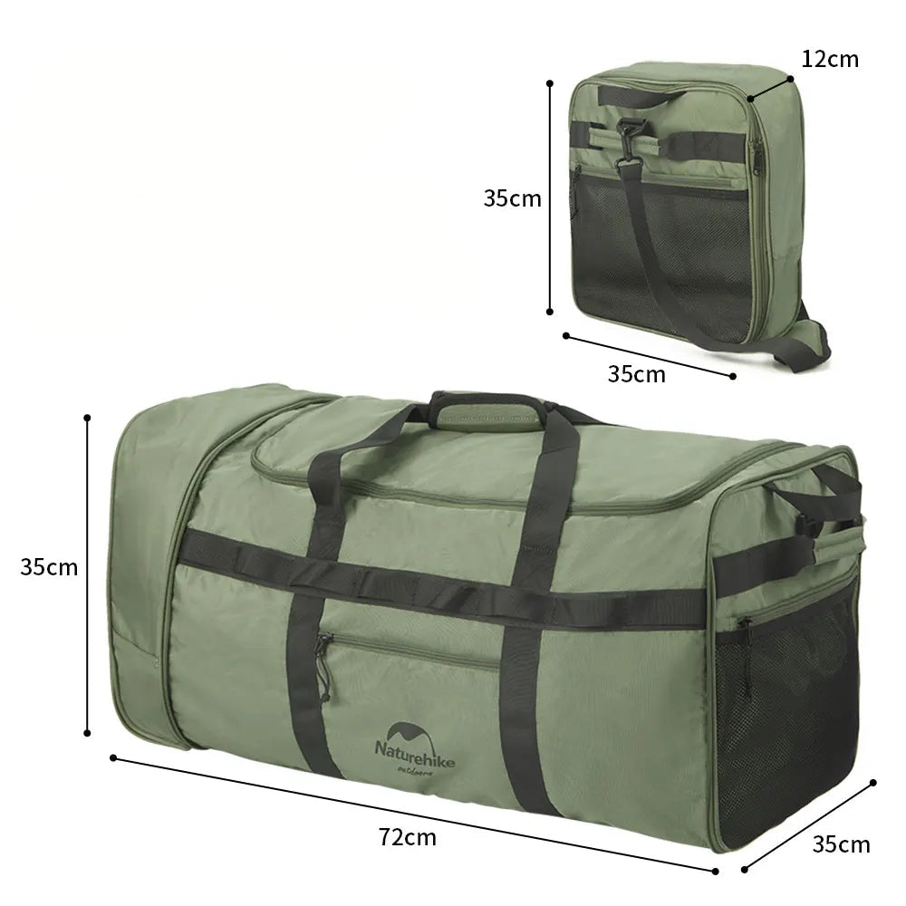 Sammenfoldelig Rejsetaske med Stor Kapacitet med Hjul – Perfekt til Transport, Camping osv.
