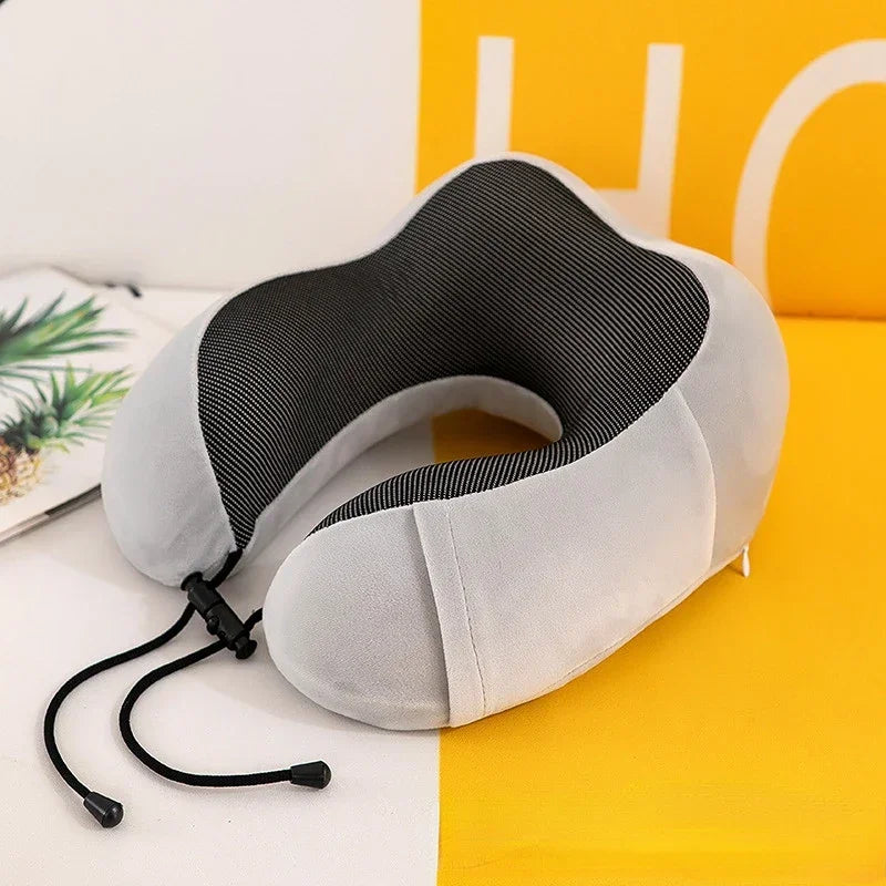 U-formet Memory Foam Rejsepude til Nakken