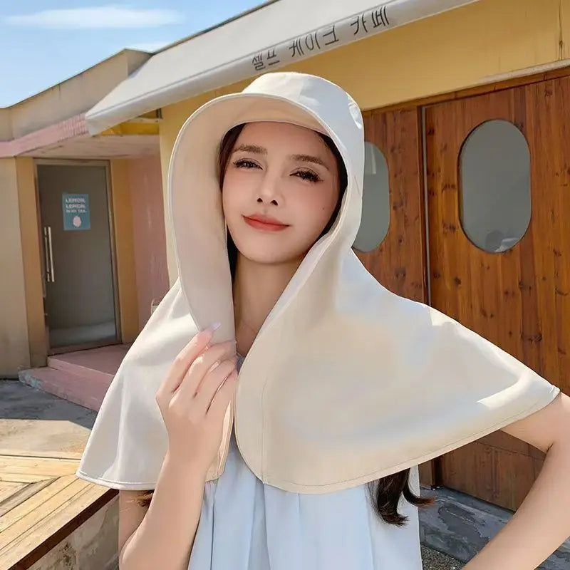 Anti-UV-Solhat til Kvinder med Nakkebeskyttelse