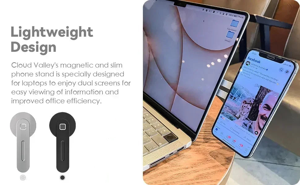 Magnetisk Mobilholder til Skærm
