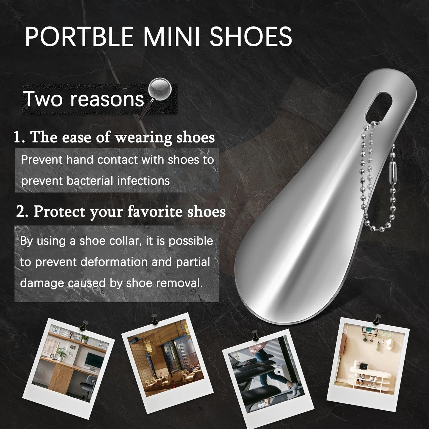 Mini Metalskohorn med Nøglering