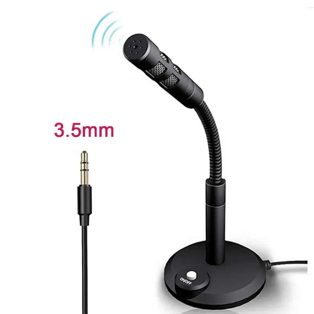 Mini USB Desktop Mikrofon til Gaming, Podcast og Streaming