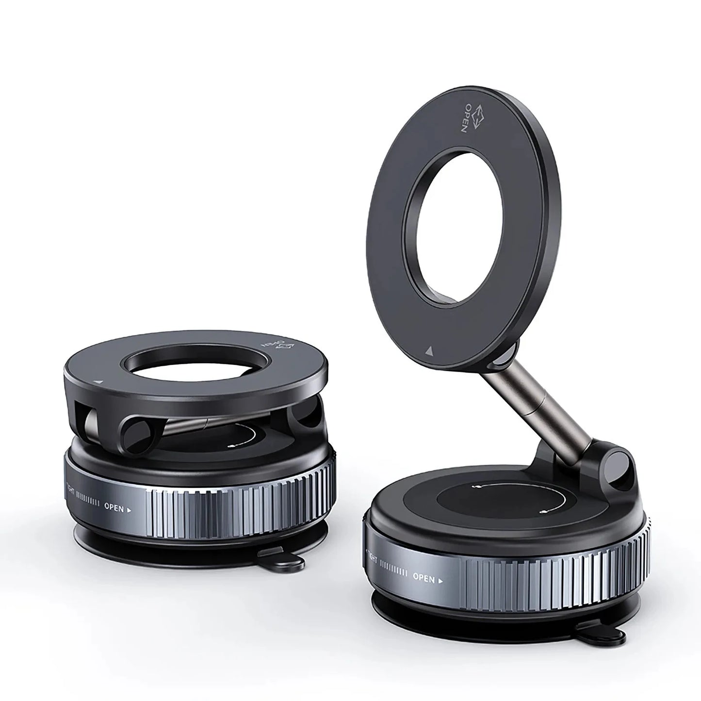 Magnetisk Mobilholder til Bil med Sugekop