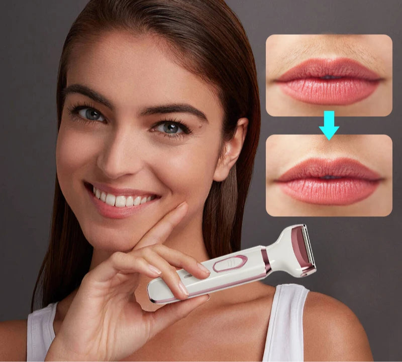 Genopladelig 4-i-1 Elektrisk Barbermaskine til Kvinder