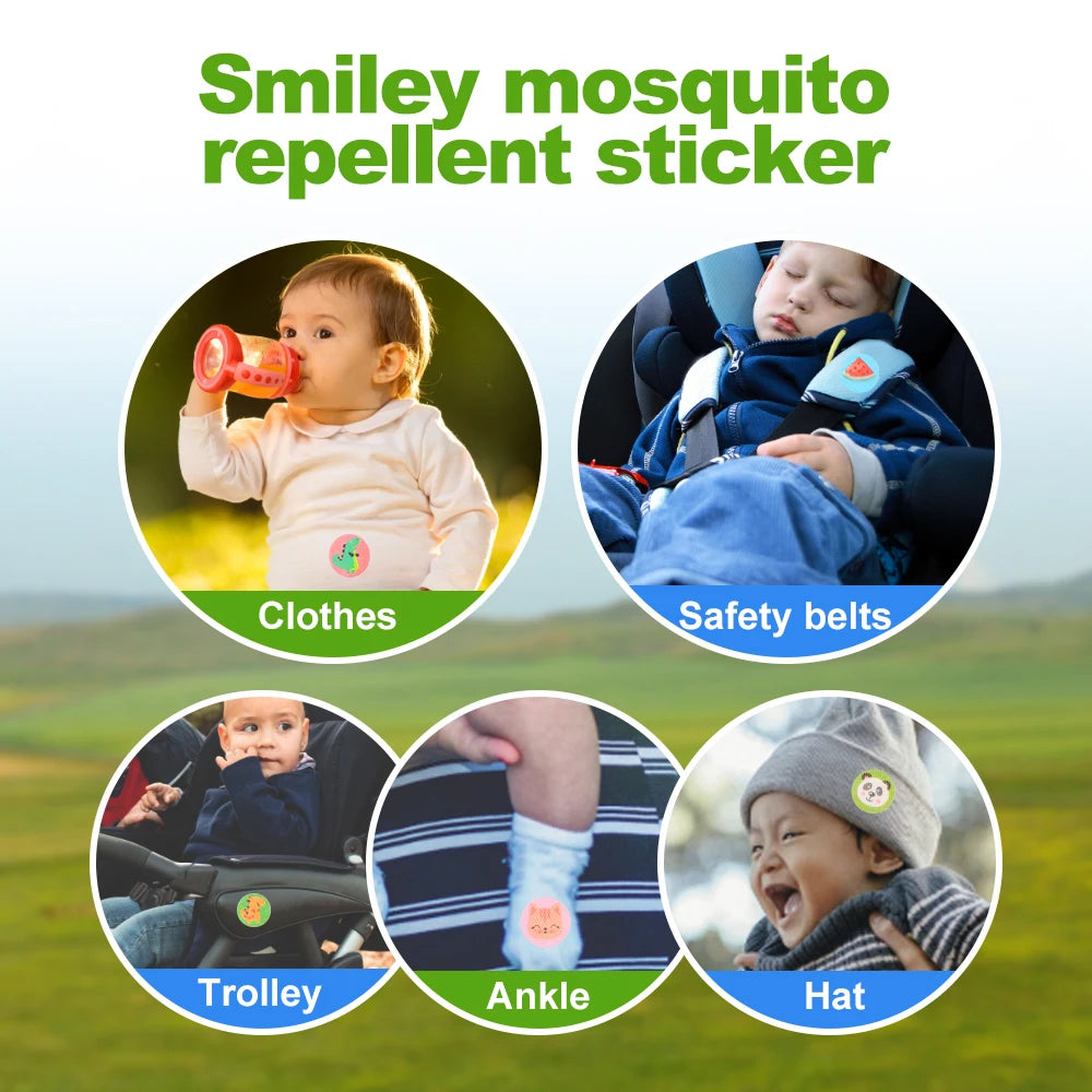 120, 240 eller 360 Stk. Anti-Myg Patch Stickers
