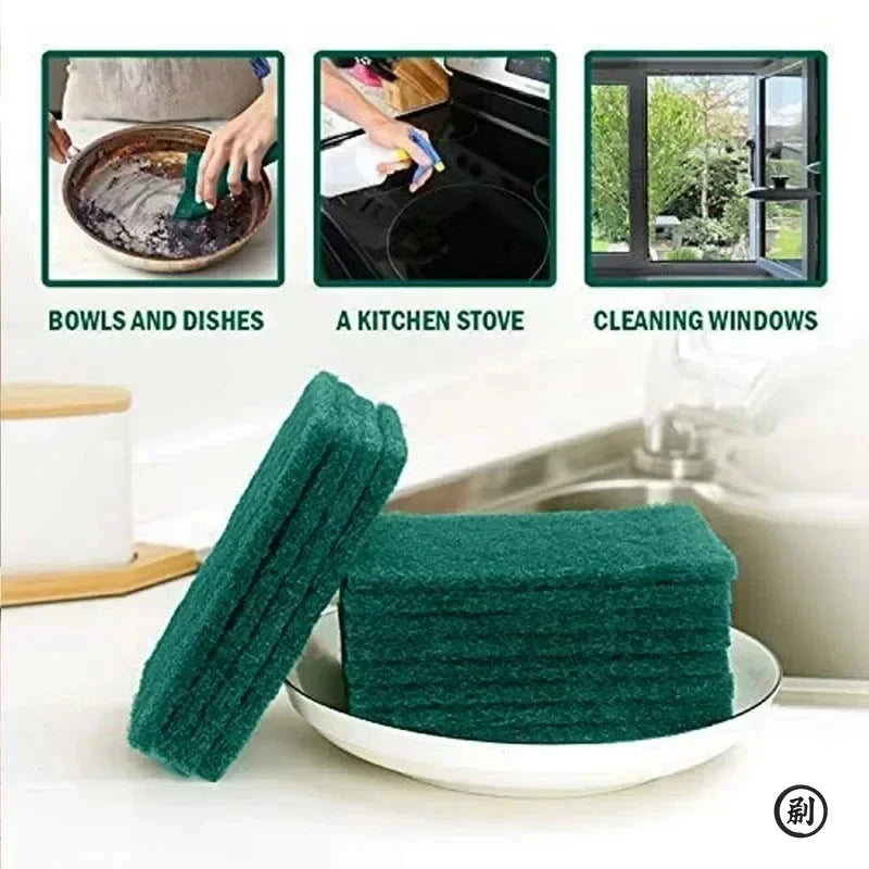 Ridsfri Skrubbesvampe til Non-Stick Pander - 30 Stk.