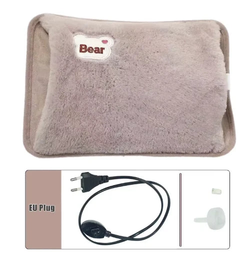 Genopladelig Blød Håndvarmer & Varmtvandspose