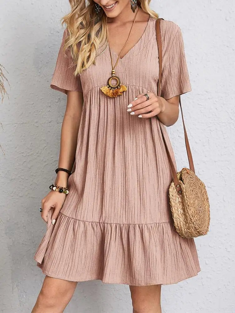 Dame Casual Sommer Minikjole