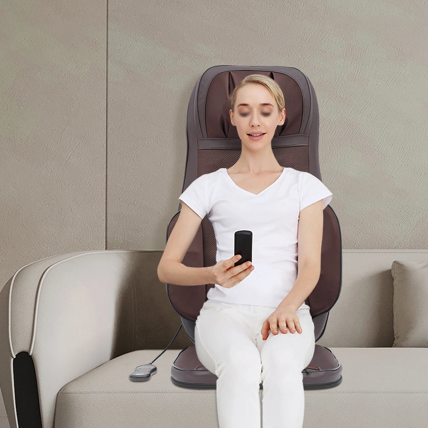 Shiatsu Massage Sædehynde med 3 Massagefunktioner