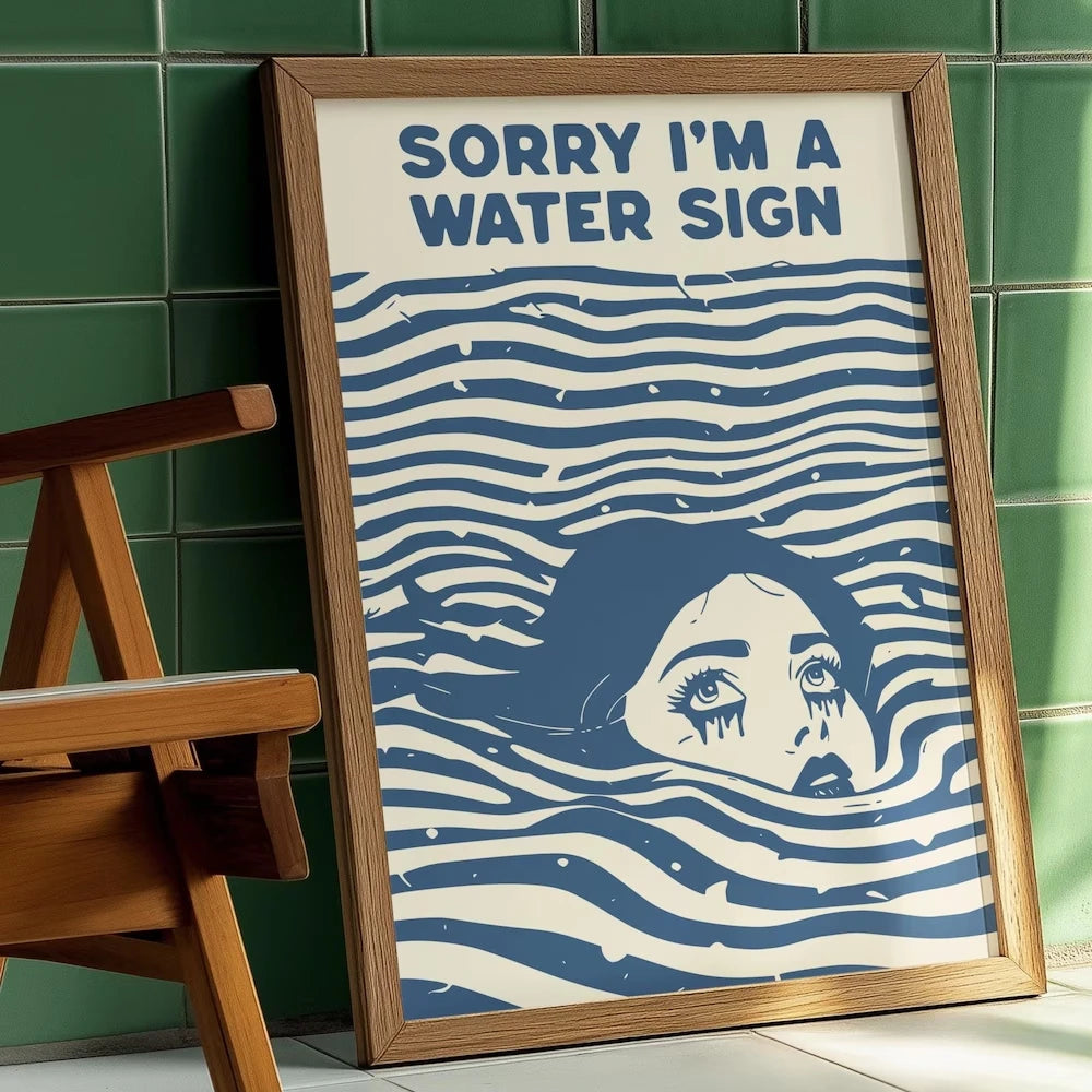 Moodfyldt Stjernetegn Lærredskunst