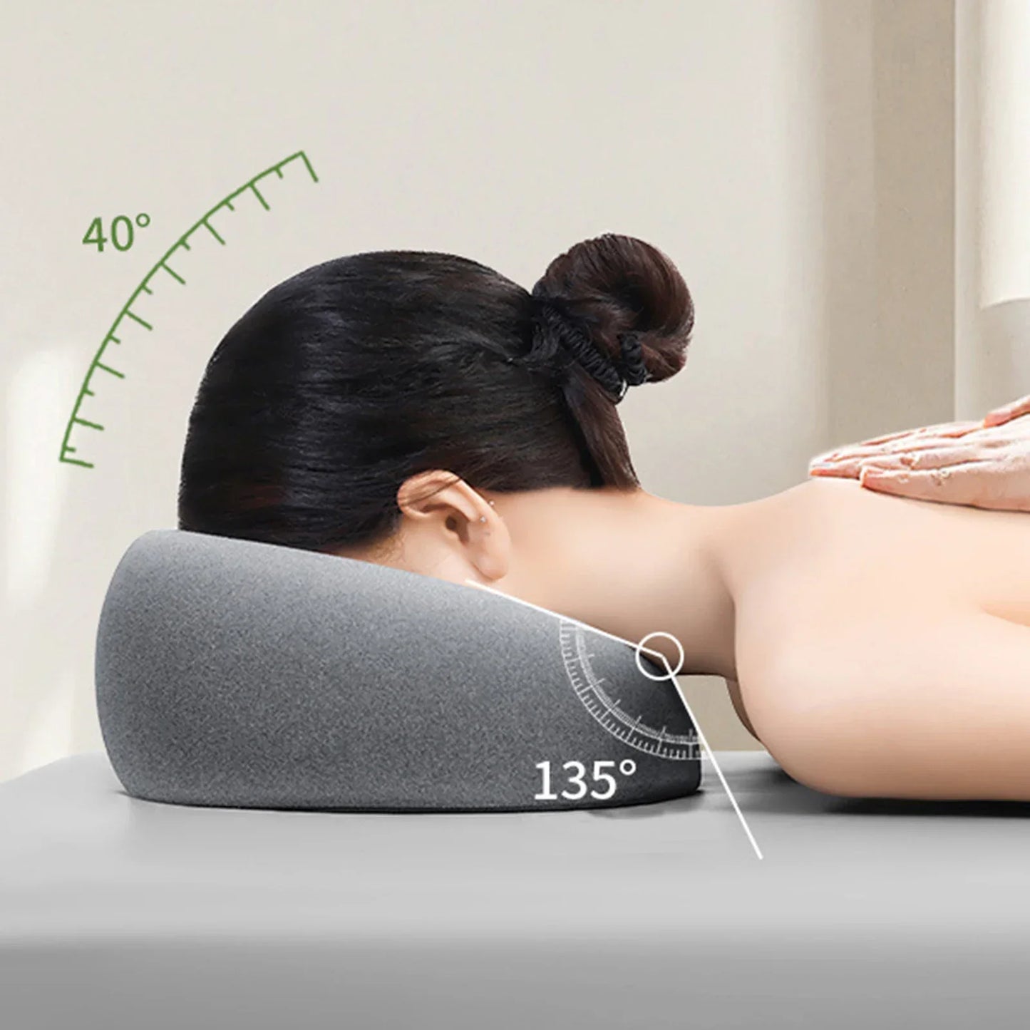 Ansigtspude til Massage med Memoryskum