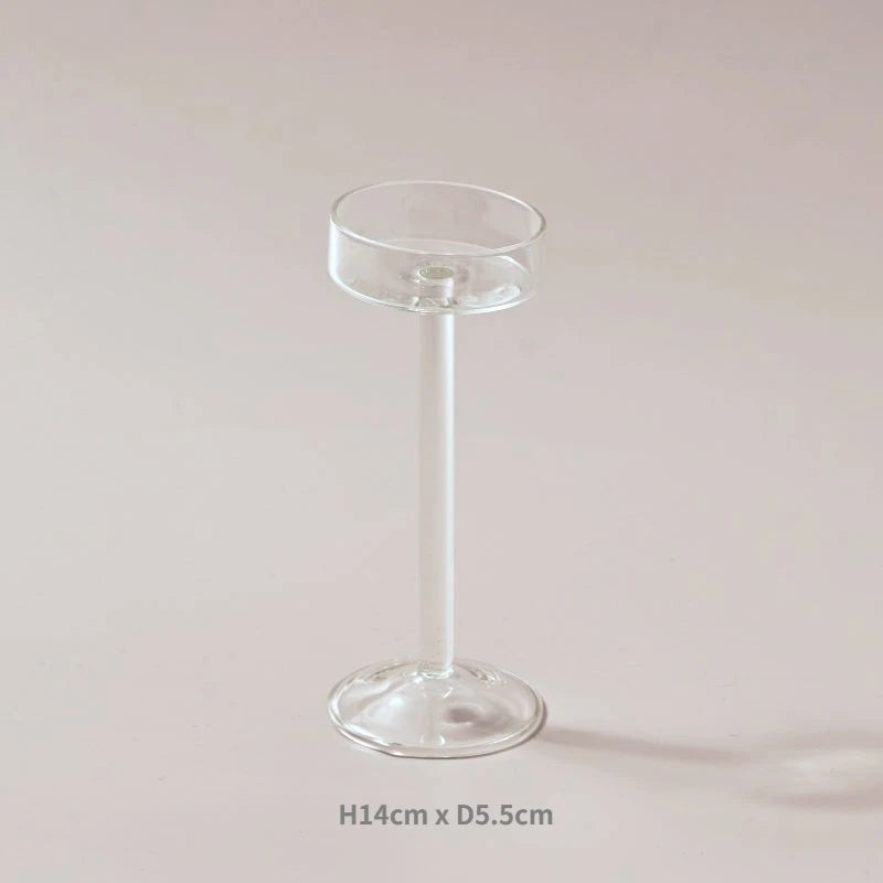 Dekorativt Glas Fyrfadslysestage