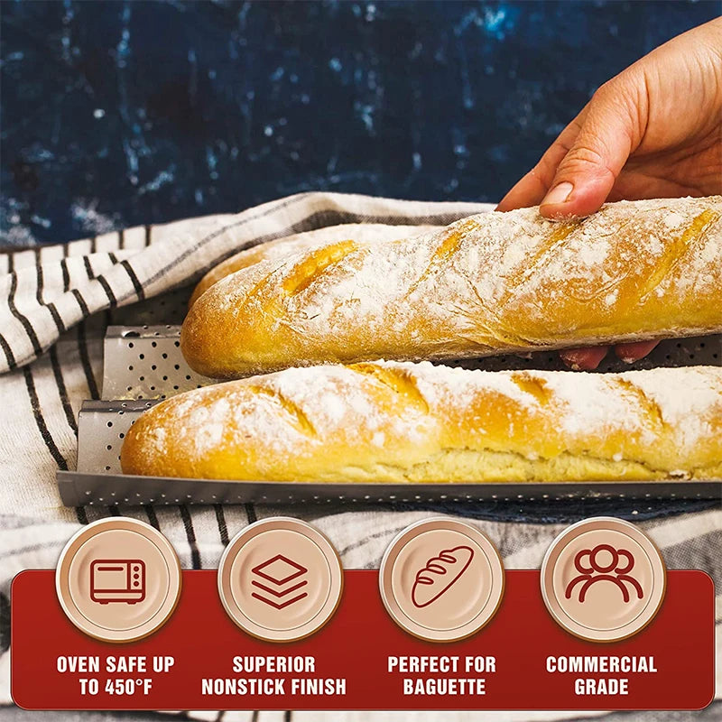 Slip-Let Baguette Bageform til Franskbrød