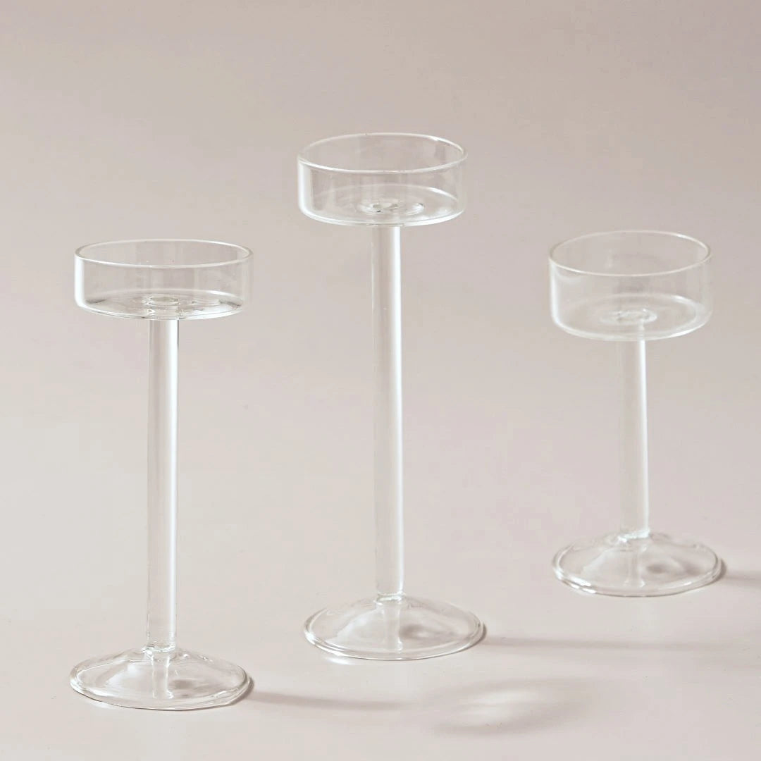 Dekorativt Glas Fyrfadslysestage