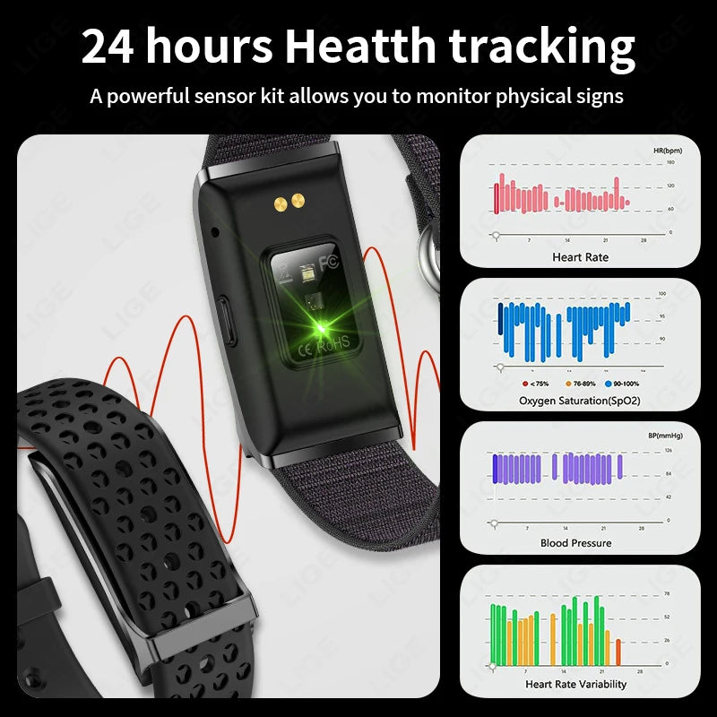 Vandtæt Fitness Smartwatch Uden Skærm