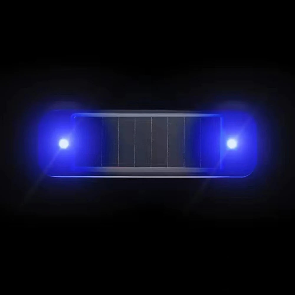 Mini LED Solcelle Advarselslys til Bil