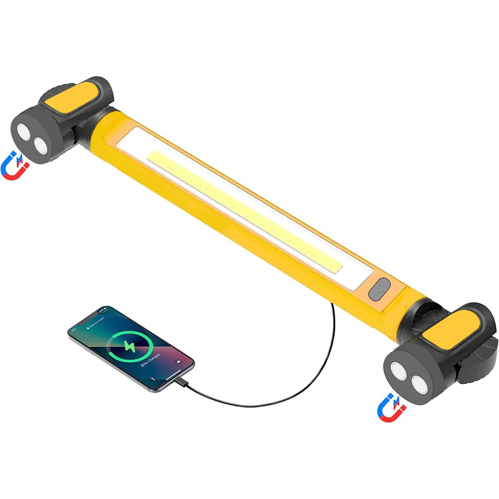 Super Lys Genopladelig Magnetisk Arbejdslampe