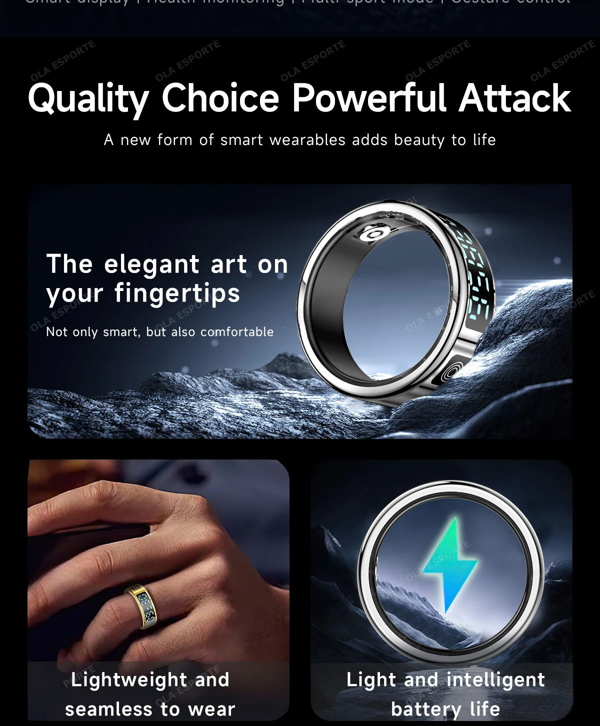 Smart Ring med Gestuskontrol