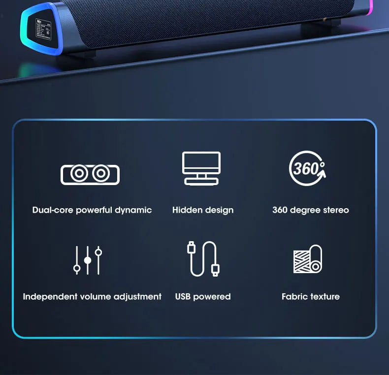 Bluetooth Soundbar med Subwoofer