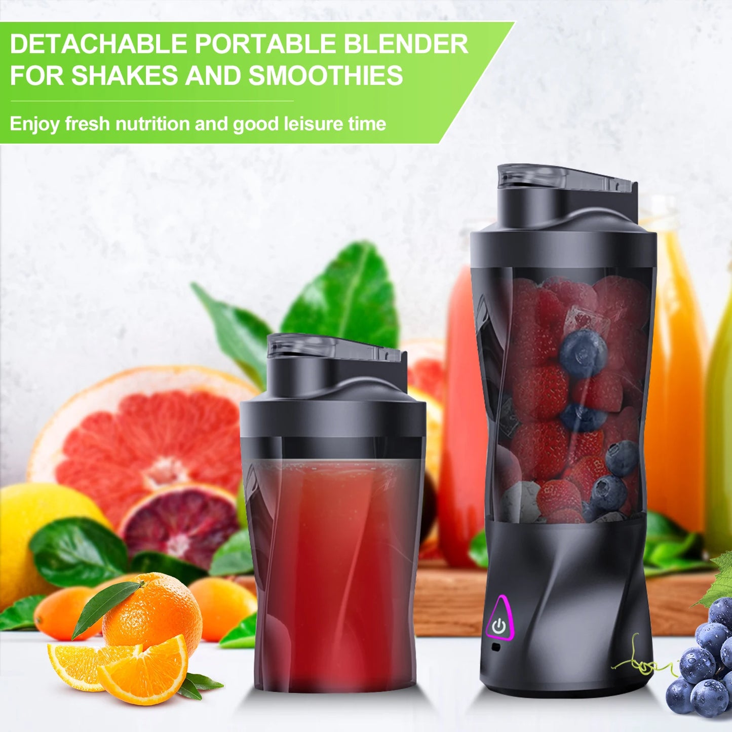 Bærbar Juicer til Smoothies og Shakes