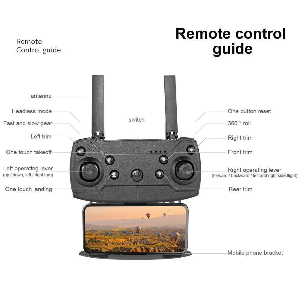 Drone med 4K Kamera - Den Perfekte Gave til Børn!