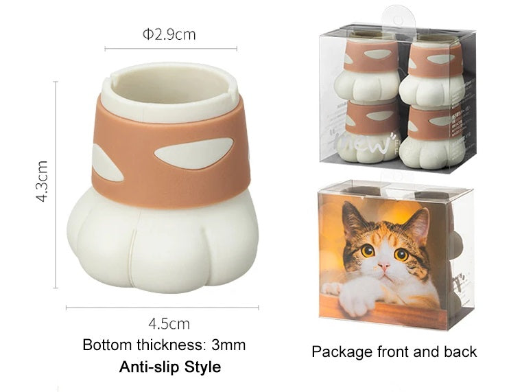 Silikone Stoleben Beskyttere – Kattepote Design