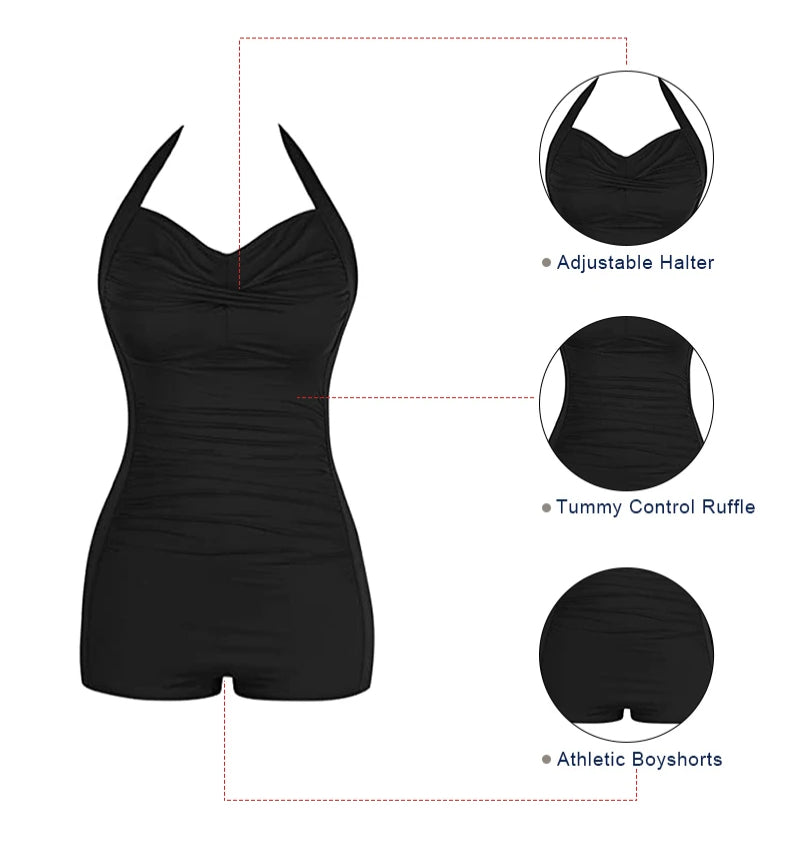 2025 Halter One Piece Badedragt