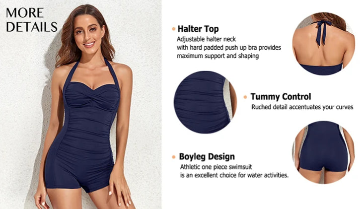 2025 Halter One Piece Badedragt