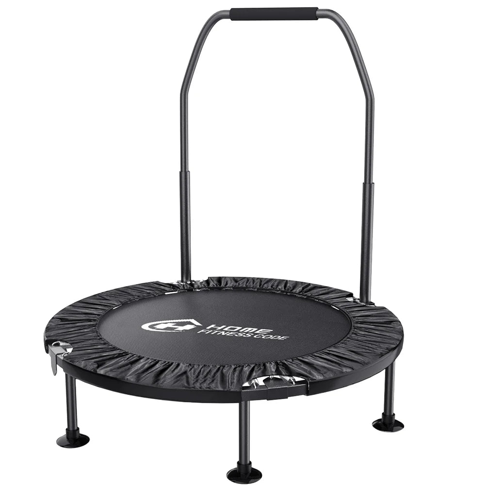 Foldbar Mini Trampolin med Håndtag – Indendørs & Udendørs