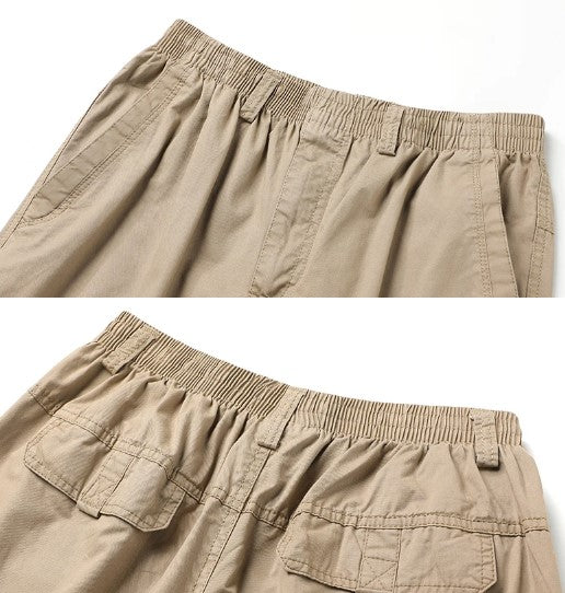 Herre Cargo Bukser i Store Størrelser (4XL-6XL)