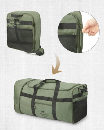 Sammenfoldelig Rejsetaske med Stor Kapacitet med Hjul – Perfekt til Transport, Camping osv.
