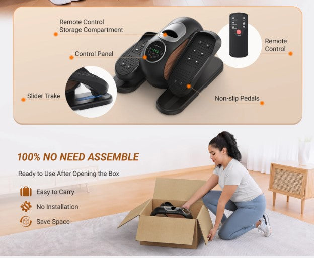 Bærbar Elliptisk Bentræner til Hjemmet