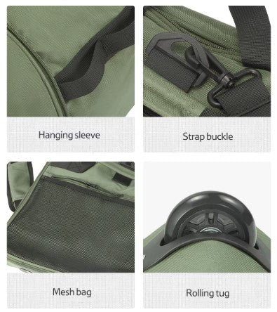Sammenfoldelig Rejsetaske med Stor Kapacitet med Hjul – Perfekt til Transport, Camping osv.