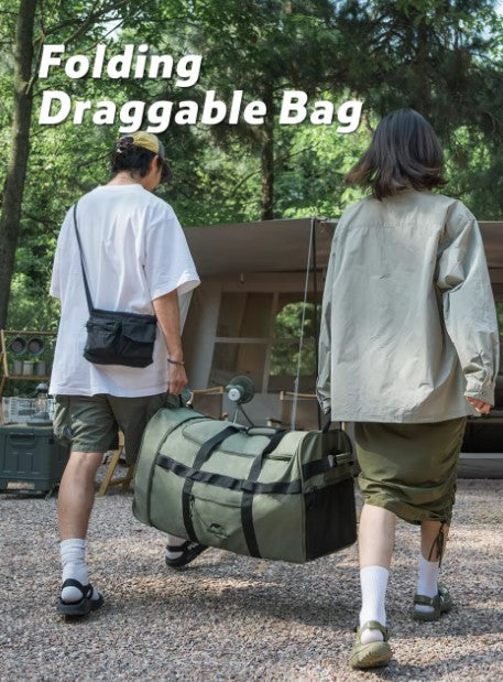 Sammenfoldelig Rejsetaske med Stor Kapacitet med Hjul – Perfekt til Transport, Camping osv.