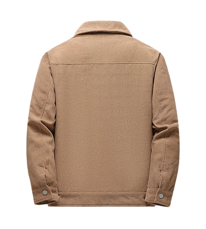 Herre Fleece Corduroy Jakke