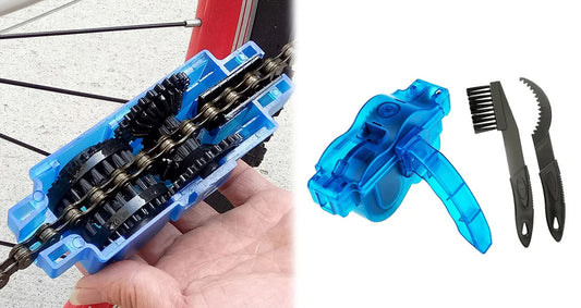 Bærbar Cykelkæderenser med Børster