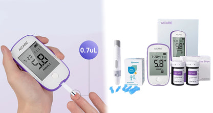 Blodsukkermåler med Teststrimler