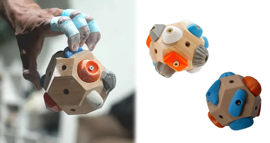 Håndlavede Boulder Klatregreb – Grebsstyrketræner