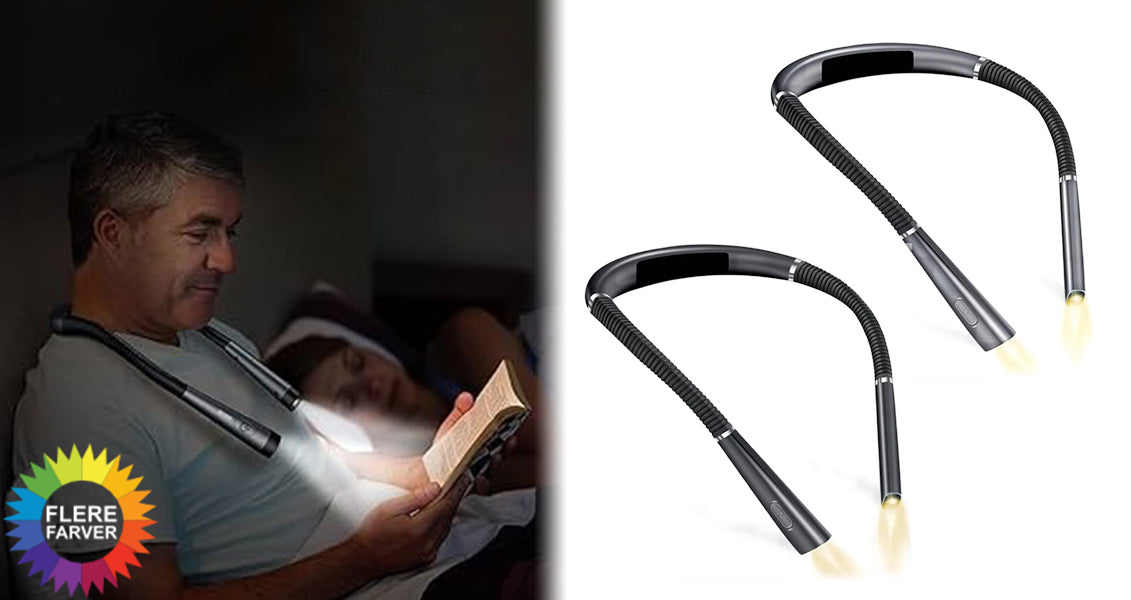 Bøjelig Nakkelys til Boglæsning