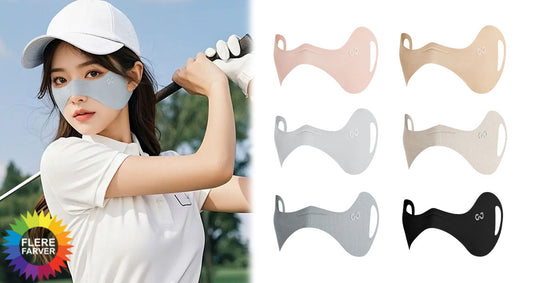 Åndbar Is-silke Øjenmaske med UV-Beskyttelse