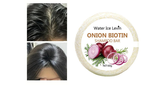 Løg & Biotin Hårsæbe 60g – Fugtgivende & Blødgørende