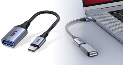 Type C til USB Hun-Adapterkabel