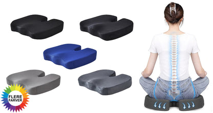 Ergonomisk Memory Foam Siddepude til Lindring af Halesmerter