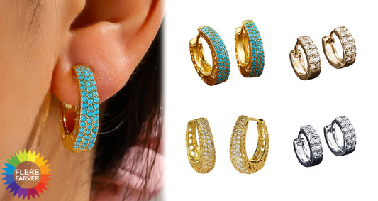Klassiske Creoler med Zirkonsten