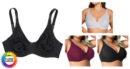 Plus Size Bøjle-BH til Store Bryster