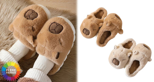 Søde Kapivar Varme Bløde Indendørs Tøfler